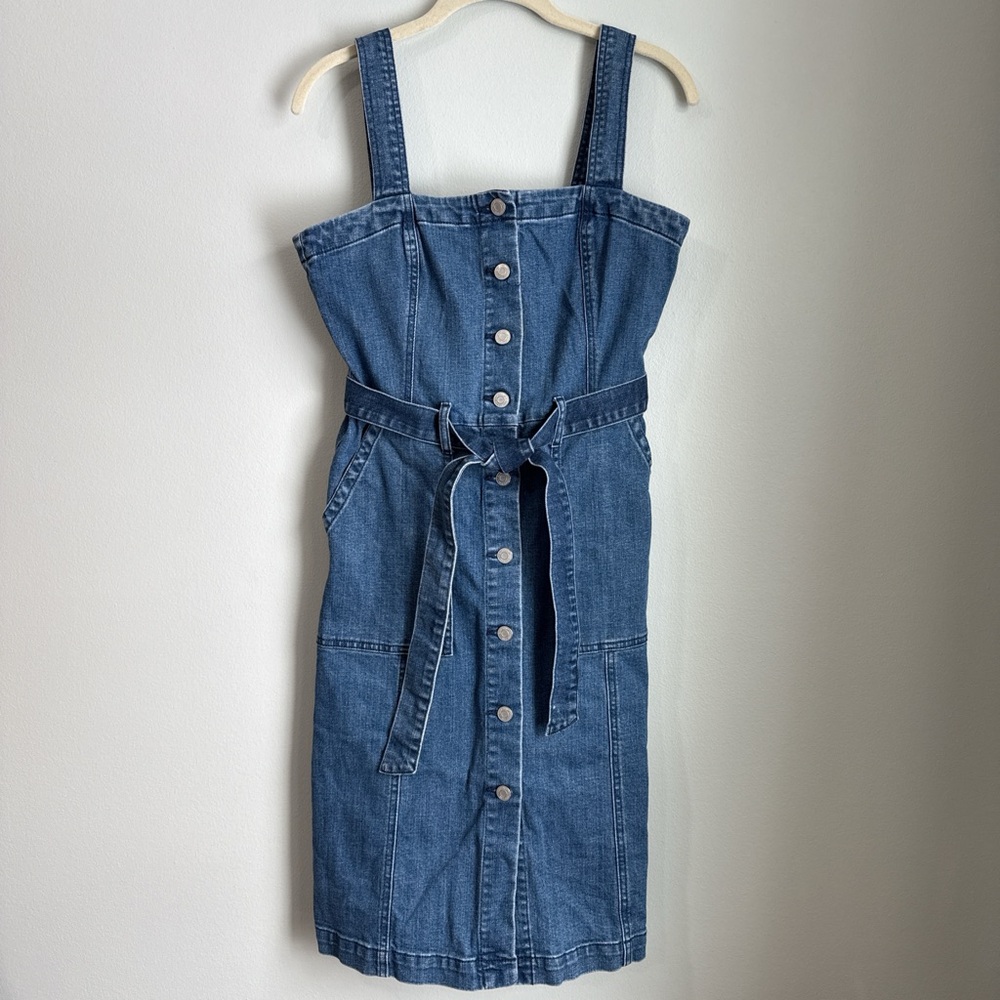Women's Denim Button-Down Dress